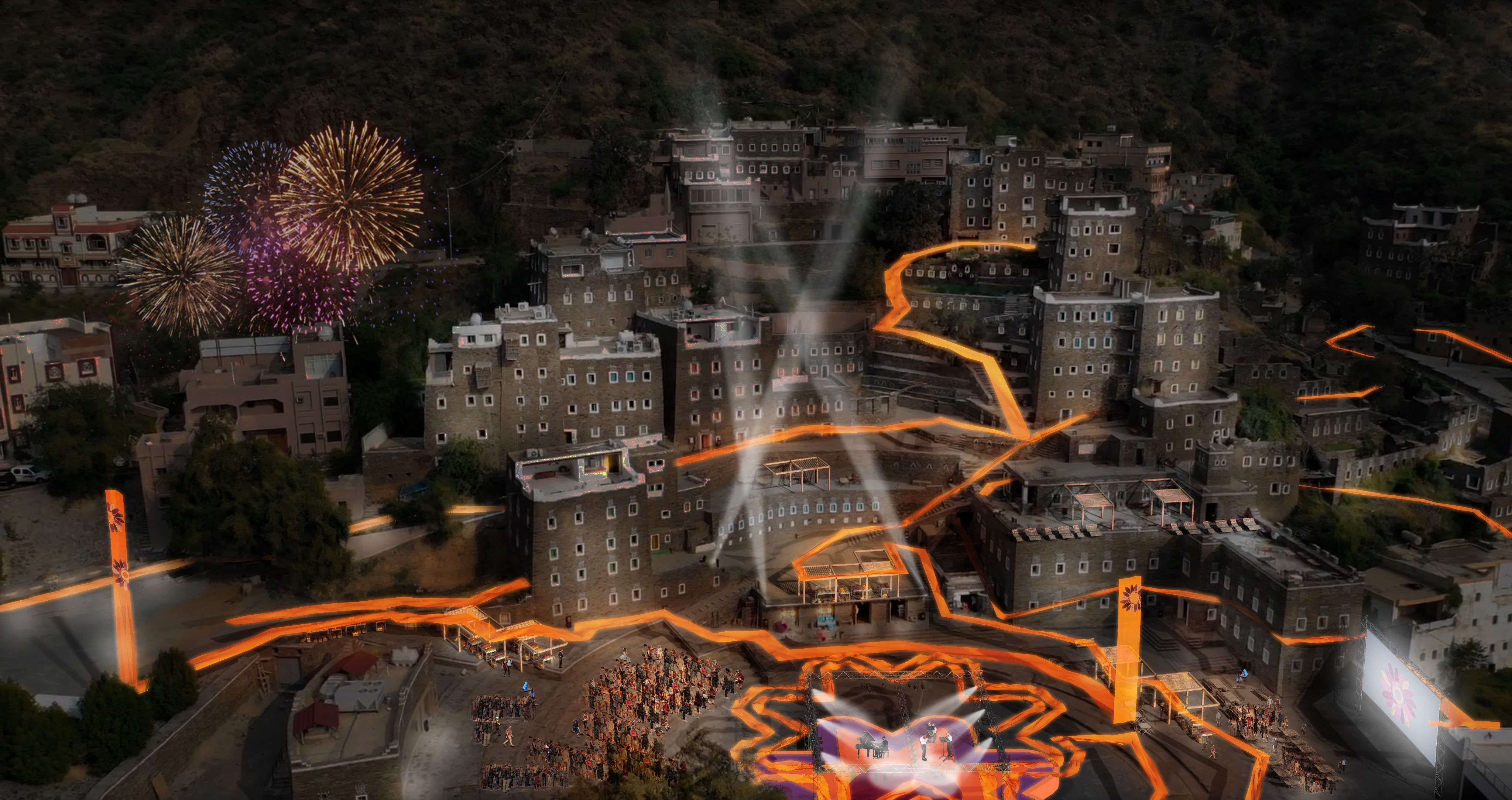 Al Soudah, Planning & Touristic Development